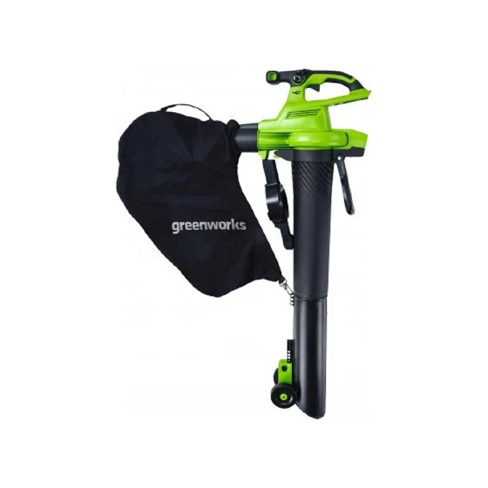 Greenworks GD40BVII Воздуходув-Садовый Пылесос аккумуляторный, 40V, бесщеточный, без АКБ и ЗУ [2406907]