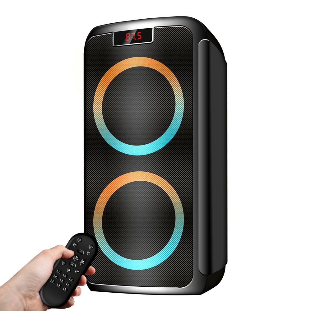 Повреждение упаковки Ginzzu GM-202, Акустическая система Midi, RGB/BT/USB/SD/FM/ДУ