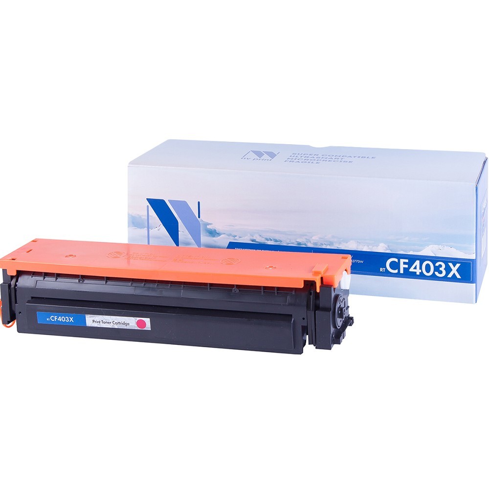 NV Print CF403XM Картридж для  HP Laser Jet Pro M252dw/M252n/M274n/M277dw/M277n (2300k) Magenta