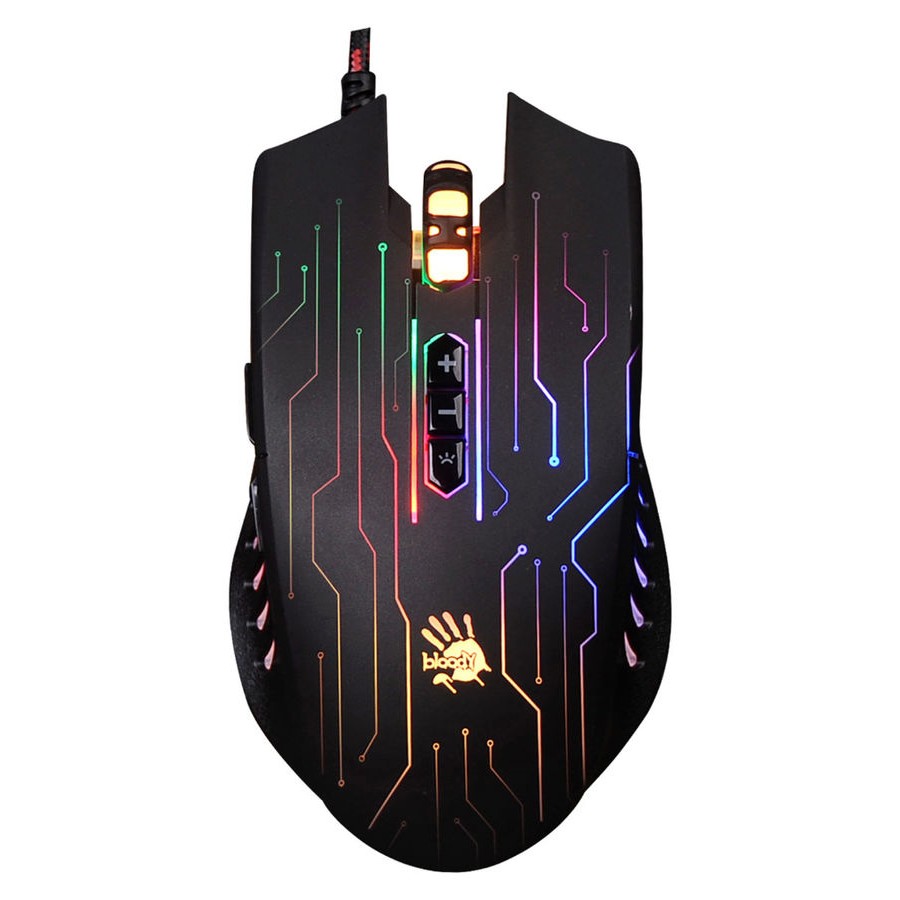 A4Tech Bloody Q82 black/picture optical (3200dpi) USB Gaming (8but) [492782]