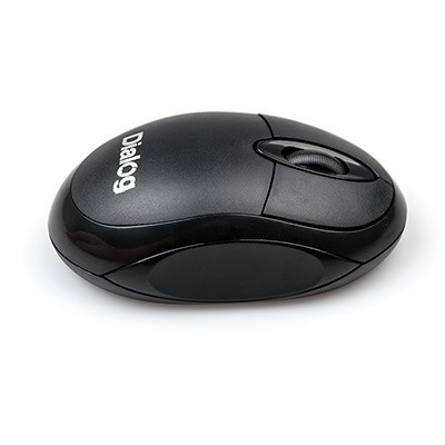 Мышь MROC-10U Dialog Comfort RF 2.4G Optical - 3 кнопки + ролик прокрутки, USB, черная