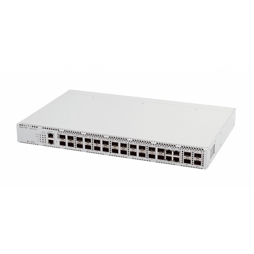 ELTEX MES2324 Ethernet-коммутатор 24 порта 10/100/1000 Base-T, 4 порта 10GBase-R (SFP+)/1000Base-X (SFP), L3, 220V AC