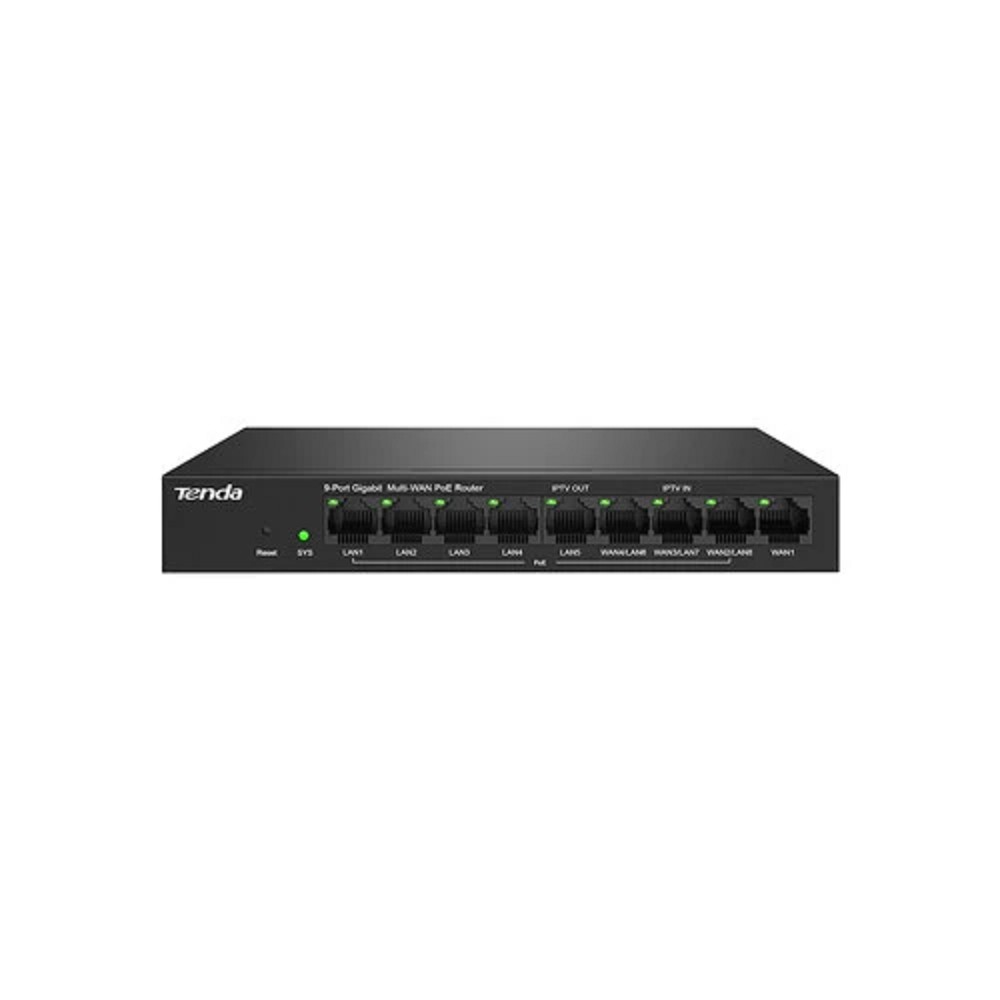 TENDA G0-8G-POE 9-портовый гигабитный Ethernet-маршрутизатор PoE