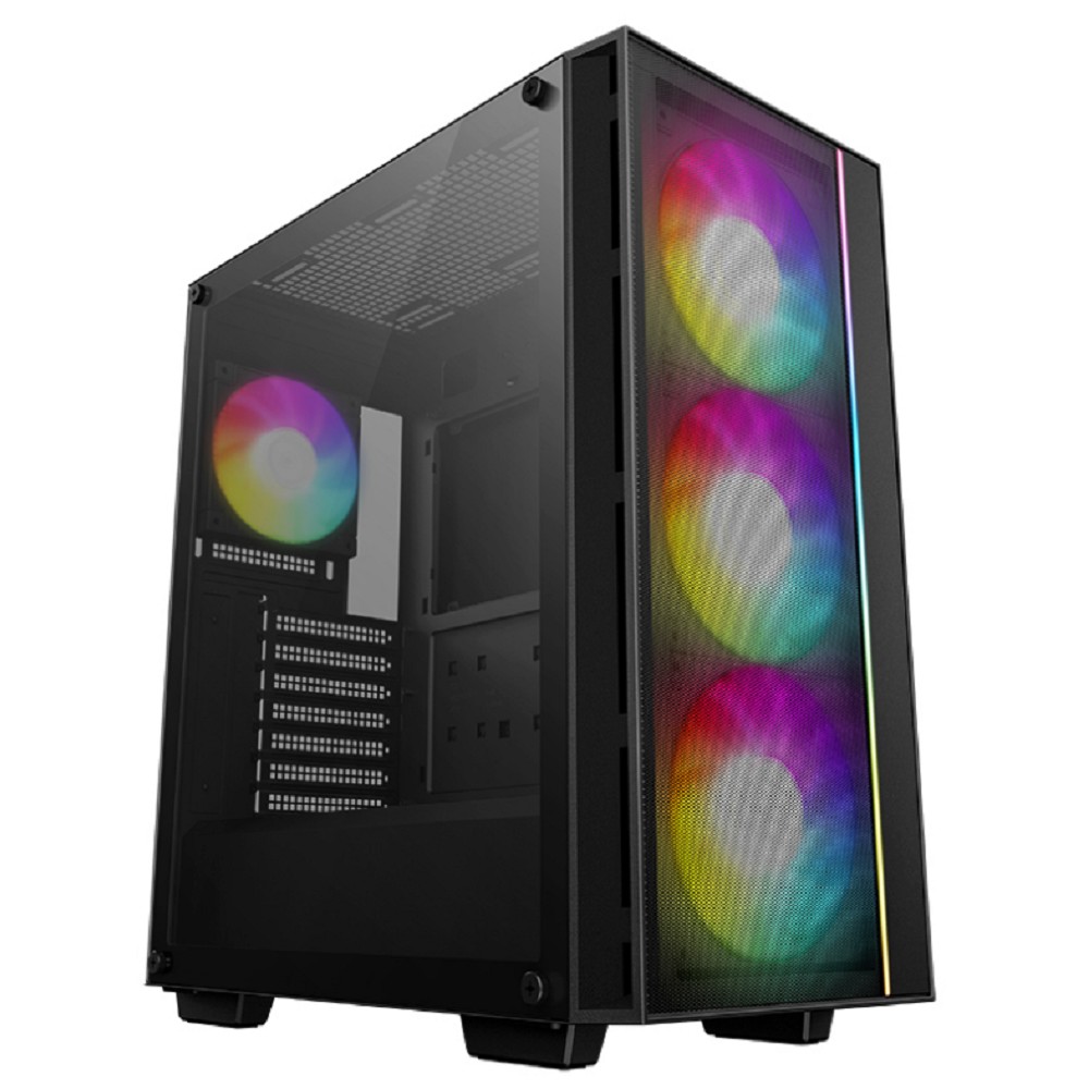 Deepcool MATREXX 55 MESH V4 Black (ATX, ARGB, без БП, 2xUSB3.2 Type-A) (R-MATREXX55-BKAGA4-G-4)