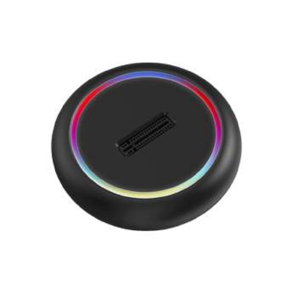 ORIENT UHD-524LED, USB 3.2 Gen2 (USB 3.1) док-станция для SSD M.2 M-key NVMe (JMS581DL, поддержка UASP,TRIM), скорость до 10 GB/s, два кабеля подключения USB Type-A + Type-C, подсветка корпуса (33405)