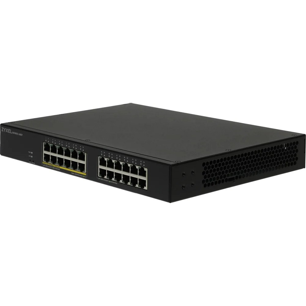 ZYXEL GS1900-24EP-EU0101F Коммутатор 24G 12PoE+ 130W управляемый