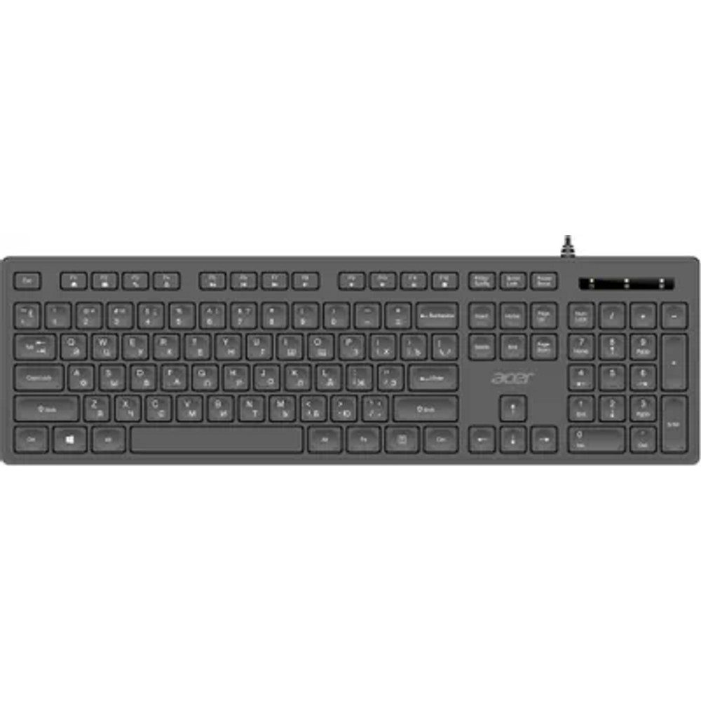 Acer OKW503 [ZL.KBD11.00P] черный USB Multimedia (ZL.KBD11.00P) каб.:1.8м