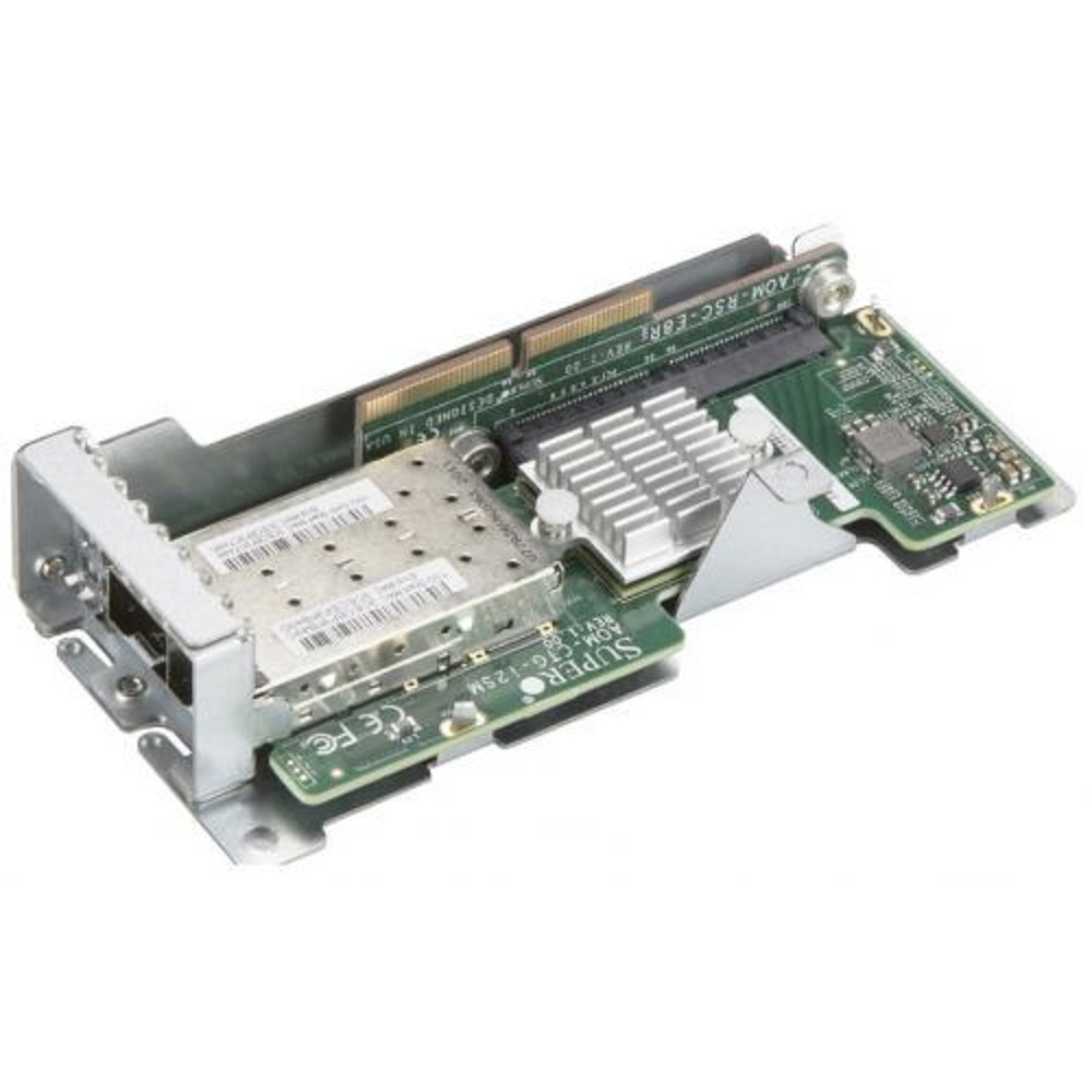 Сетевой адаптер AOM-CTG-I2SM-12 MicroLP Mocule 2-port 10GbE SFP+Intel 82599ES for MicroC