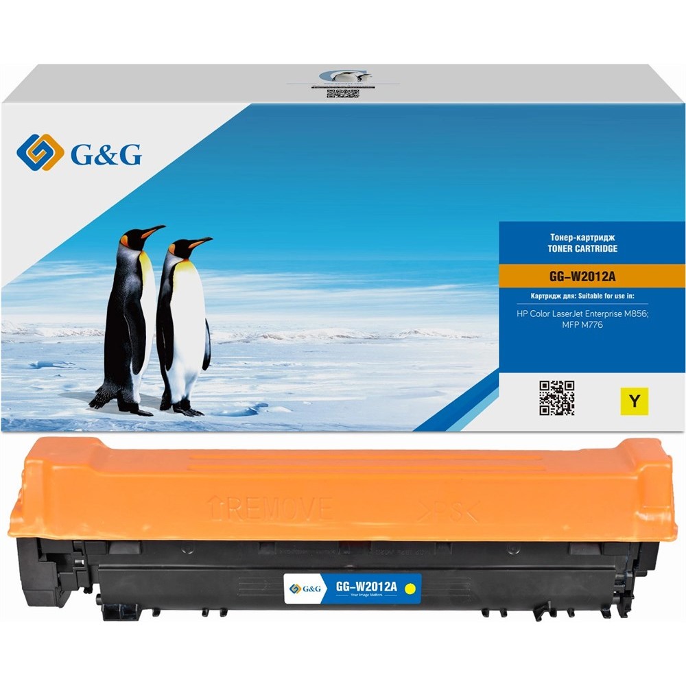 Картридж лазерный G&amp;G GG-W2012A W2012A(659A) желтый (13000стр.) для HP CLJ Ent M856/MFP M776