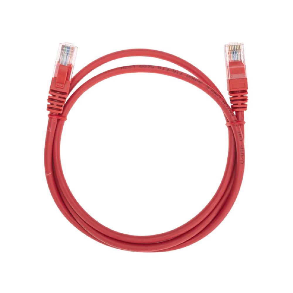 Rexant (02-0103-1) Патч-корд U/UTP, CAT 5e, RJ45-RJ45, 26AWG, LSZH, красный, 1м