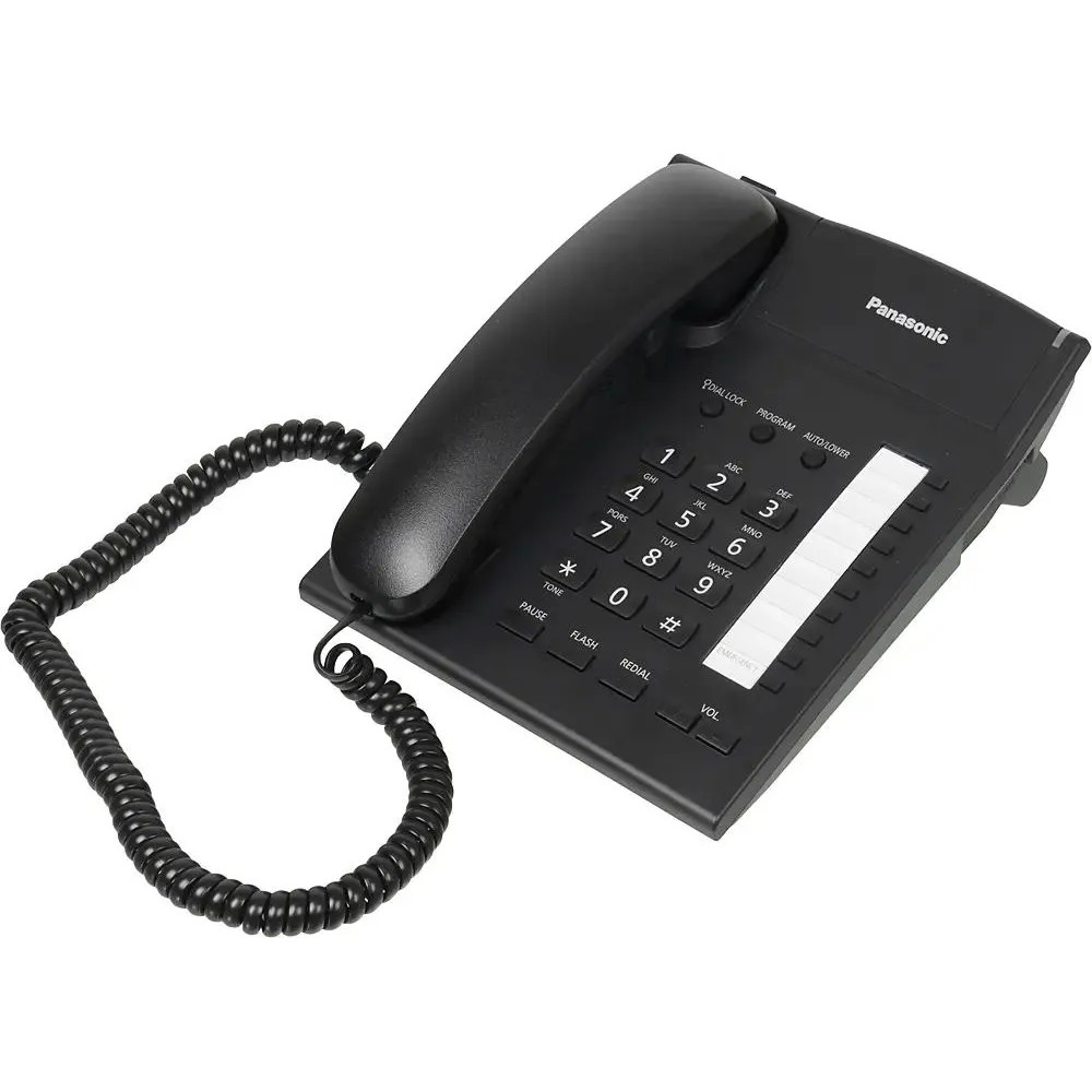 Повреждение упаковки Panasonic KX-TS2382RUB (черный) {индикатор вызова,повторный набор последнего номера,4 уровня громкости звонка}