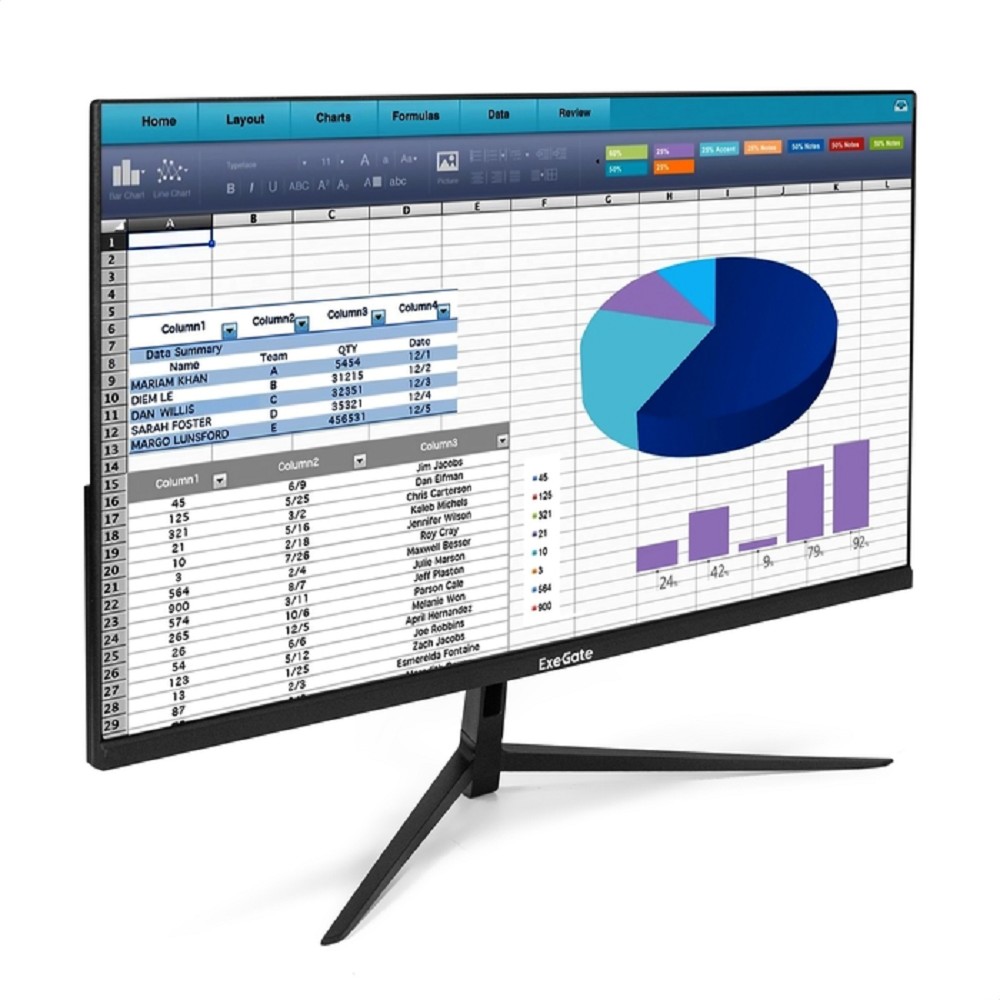 Повреждение упаковки LCD ExeGate 23.8" EH2407A {IPS 1920x1080 100Hz 3-5ms 16:9 250cd 1000:1 178/178 D-Sub HDMI2.0 DisplayPort 2x3W VESA} [EX299033RUS]