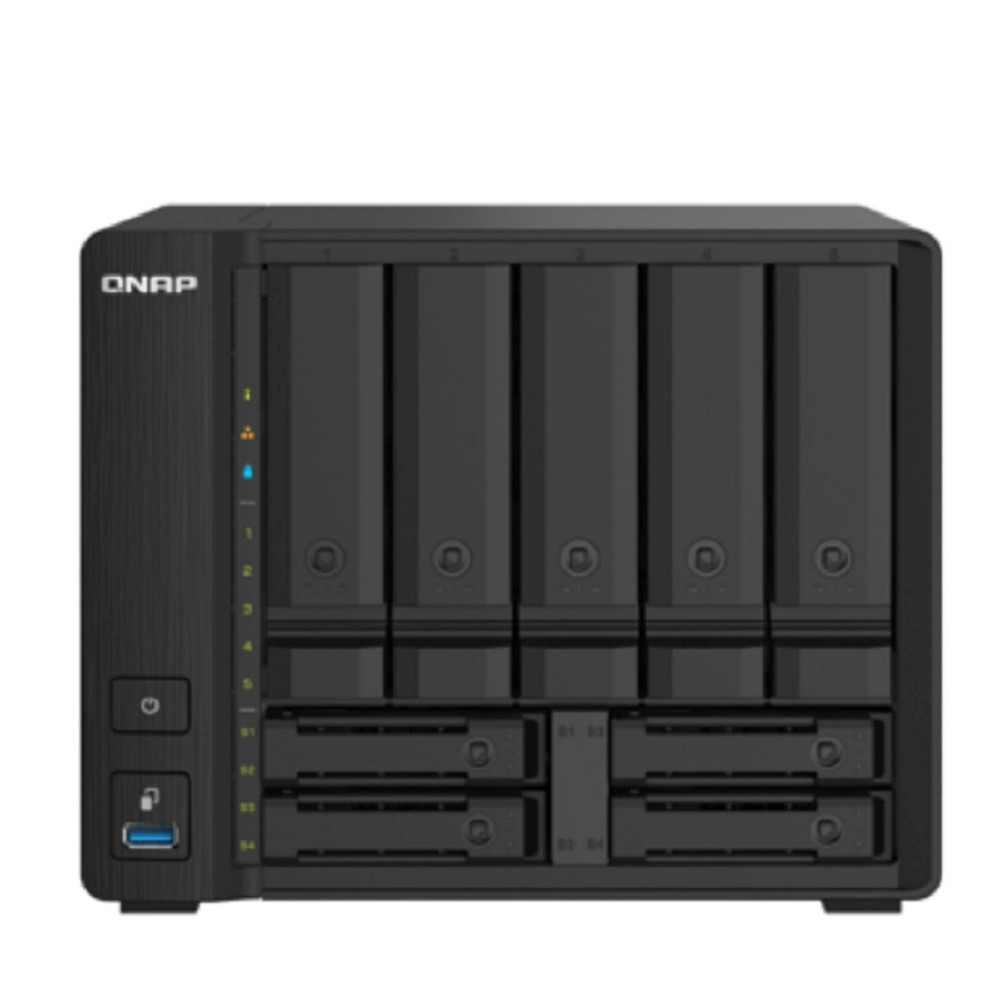 Сетевое хранилище без дисков/ SMB QNAP TS-932PX-4G 9-Bay NAS, 5 x 3.5" and 4 x 2.5" drive slots, Alpine AL324 ARM quad-core 1.7GHz, 4 GB DDR4 (1x 4 GB) up to 16 GB (1 x 16 GB), 2 x 10GbE  SFP+, 2 x 2.