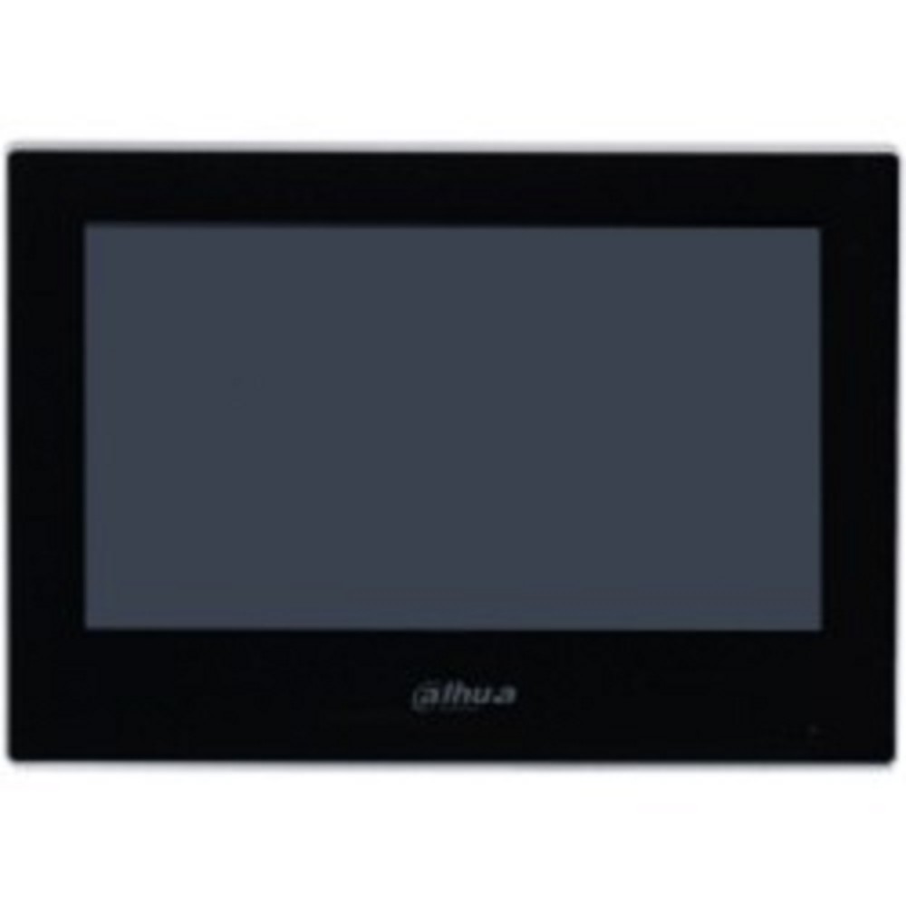 DAHUA DHI-VTH2621G-WP Видеодомофон IP 7 дюймовый с WiFi 2.4ГГц, черный, ёмкостной сенсорный экран, питание DC 12В/PoE