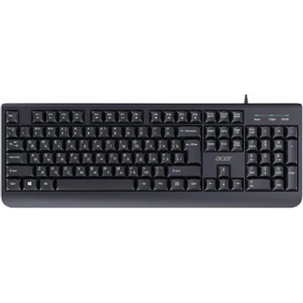 Acer OKW400 black USB Multimedia (ZL.KBDEE.01C) каб.:1.8м Клавиатура проводная 