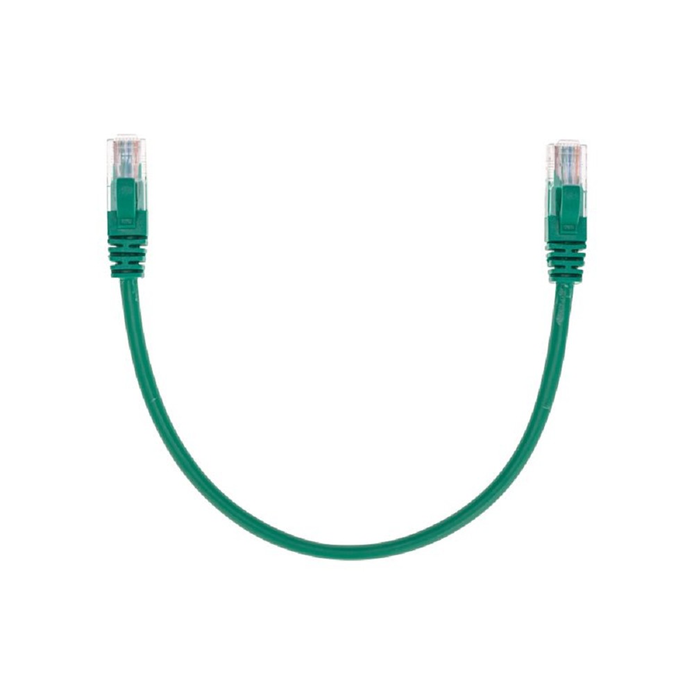Rexant (02-0106-03) Патч-корд U/UTP, CAT 5e, RJ45-RJ45, 26AWG, LSZH, зеленый, 0,3м