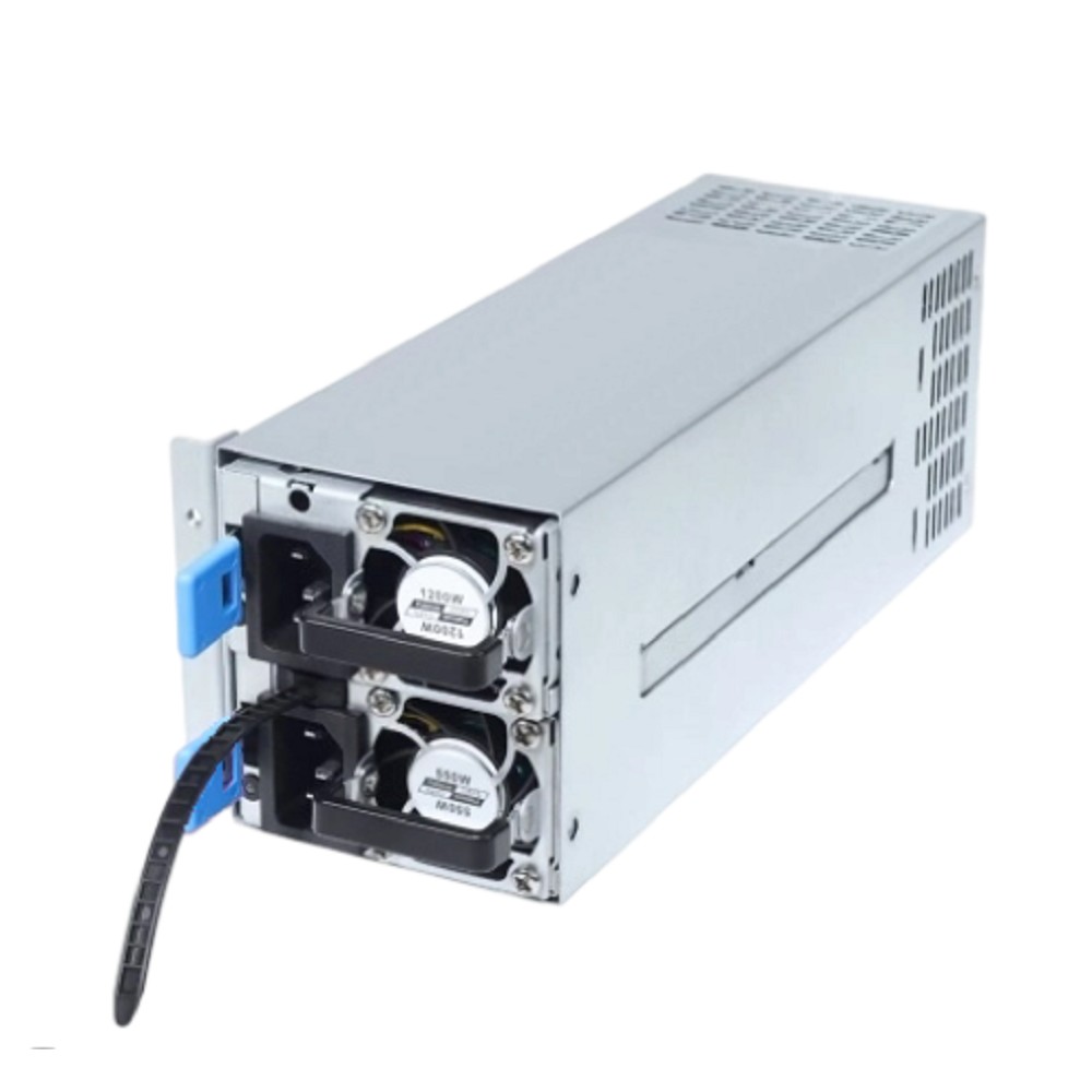 Procase MR21300P Блок питания с резервированием ATX 2U (1300W+1300W) КПД 94+Platinum, 225*78*84mm, CRPS, Модульные кабели, Активный PFC, +12B=110A,+5B=25A,+3,3B=25A, -12В=0,3А, 5VSB=2.5A