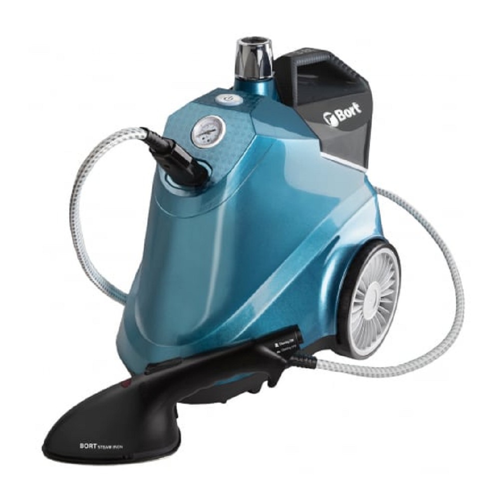 Bort Отпариватель для одежды Pro Iron { Мощность 2500 Вт; Температура пара 155 °С; Емкость бачка 3800 мл; Напряжение 220...240 В; Вес изделия 8 кг; 7,38 (7,38) кг; 43 x 32 x 44; гарантия } [93410587]