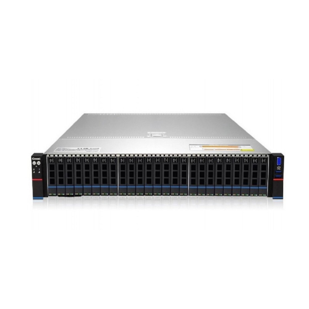 Gooxi GXI-0.95.002.0174 SL201-D25RE-G3 2U, 2xLGA4189 ; 32x DDR4; 25x 2.5" SATA/SAS , 12Gb/s SAS expander ; 2x 2.5" rear SAS/SATA; 2x 2.5" rear NVMe ; 2х M.2 NVMe 2280;  2xPCIe 4.0x16; 4xPCIe 4.0x8 ;  