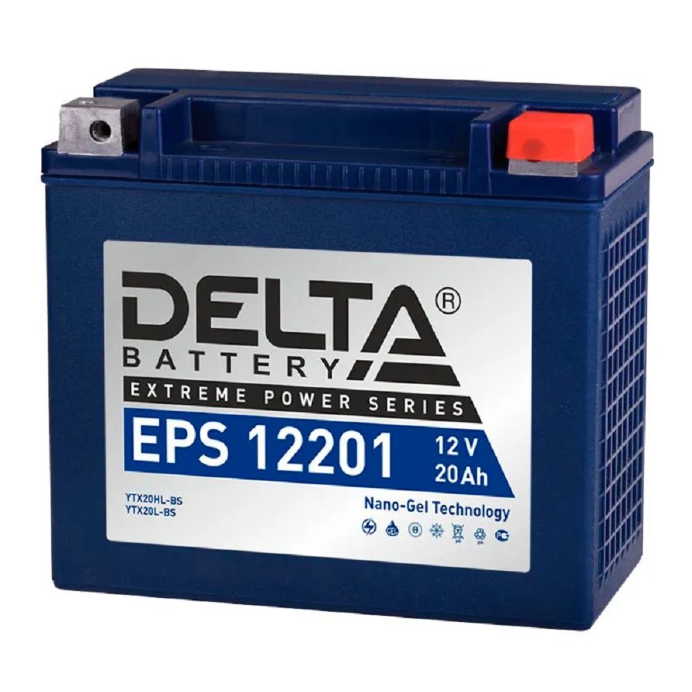 Delta EPS 12201 (18 А\ч, 12В) для МОТО