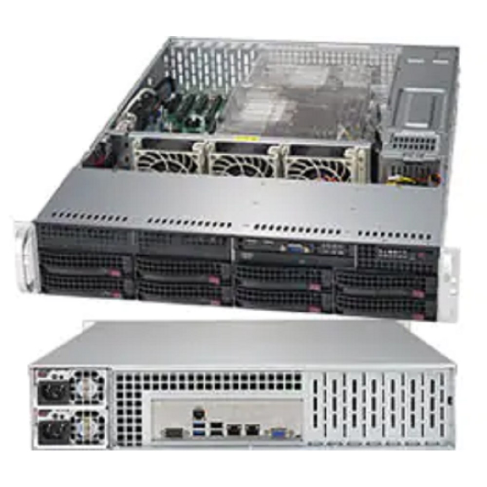 Supermicro SYS-6029P-TR 2U/2xLGA3647/iC621/16xDDR4/8x3.5 SATA3/IPMI/VGA/2xGb/1000W 1+1