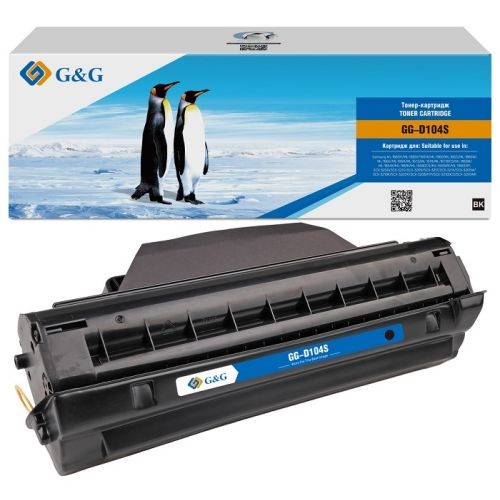 Картридж лазерный G&amp;G GG-D104S черный (1500стр.) для Samsung ML-1660K/1665K/1661K;SCX-3200/3210/3205/3217