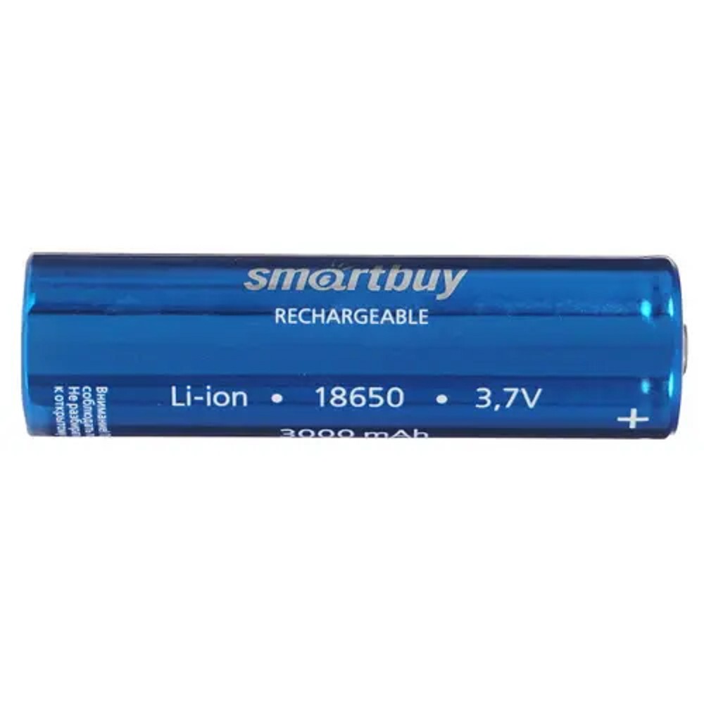Smartbuy (SBBR-18650-1S3000) Аккумулятор Smartbuy LI18650-3000 mAh (50/400)(1шт. в уп-ке)