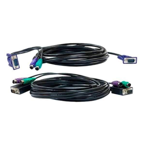 D-Link DKVM-CB/A4A Кабель KVM длиной 1,8 м с разъемами VGA и PS/2 для DKVM-4K/А