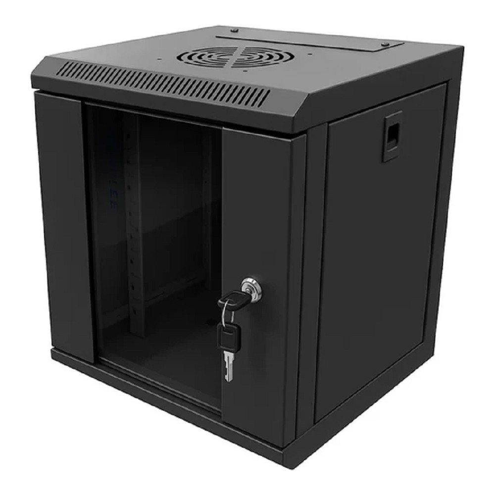 5bites Шкаф телекоммуникационный TC3204-06B 6U / 312*300 / 10" / WALL / BLACK