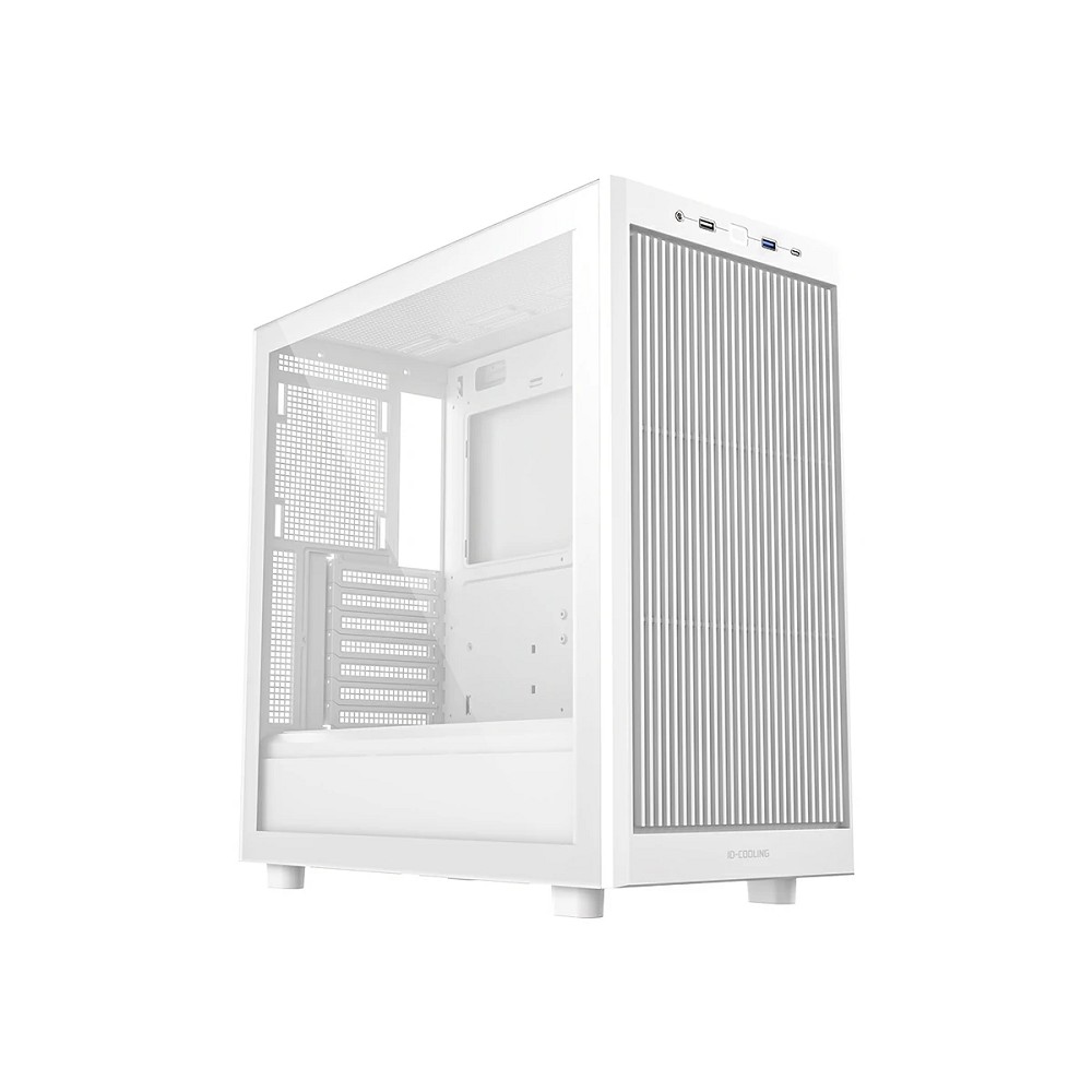 Case ID-Cooling WARE 510 White ATX/ win TG/ no fan/ Type C/ CPU 180mm/ GPU 380mm/ no PSU