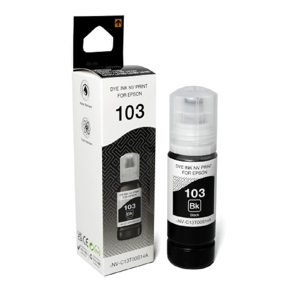 Чернила NVP 103 (NV-C13T00S14A) для Epson L1110, L3100 (70 мл) Black (в коробке) совместимые