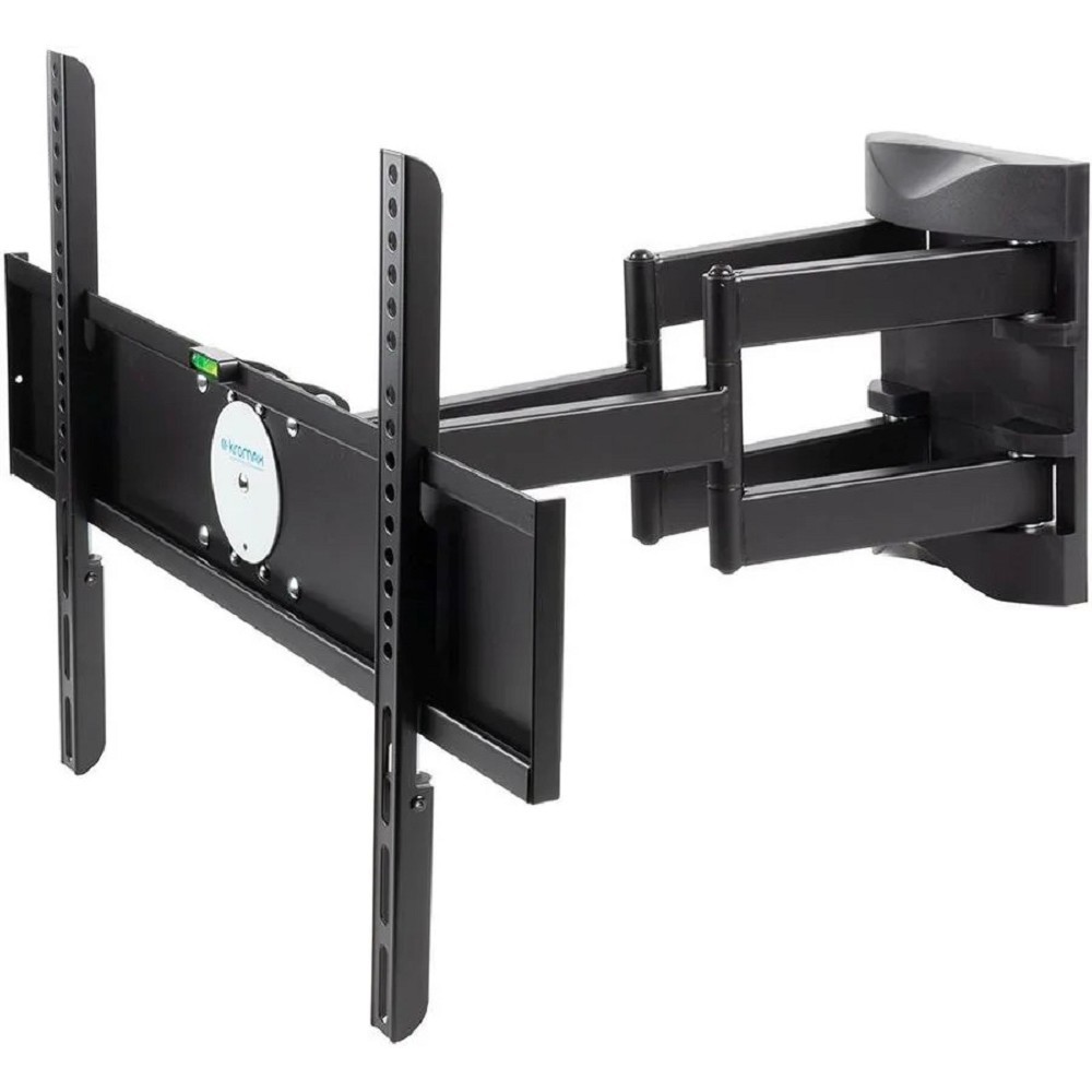 Kromax ATLANTIS-55 black {26"-65", max 45 кг, настенный, 4 ст свободы, наклон ±10°, поворот ±60°, от стены 78-497 мм, max VESA 600x400 мм}