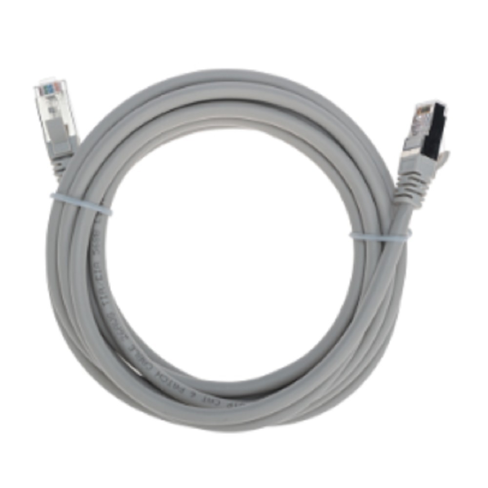Rexant (02-0390-3) Патч-корд S/FTP, CAT 6A (10G), RJ45-RJ45, 28AWG, LSZH, серый, 3м
