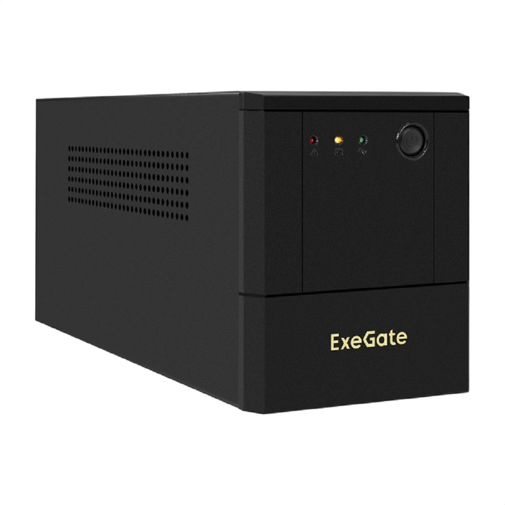 Exegate EX299819RUS ИБП ExeGate Power NB-2200.LED.AVR.8C13 (2200VA/1300W, LED, AVR, 8*C13, батарея 12V 9Ah - 2 шт., металлический корпус, Black)