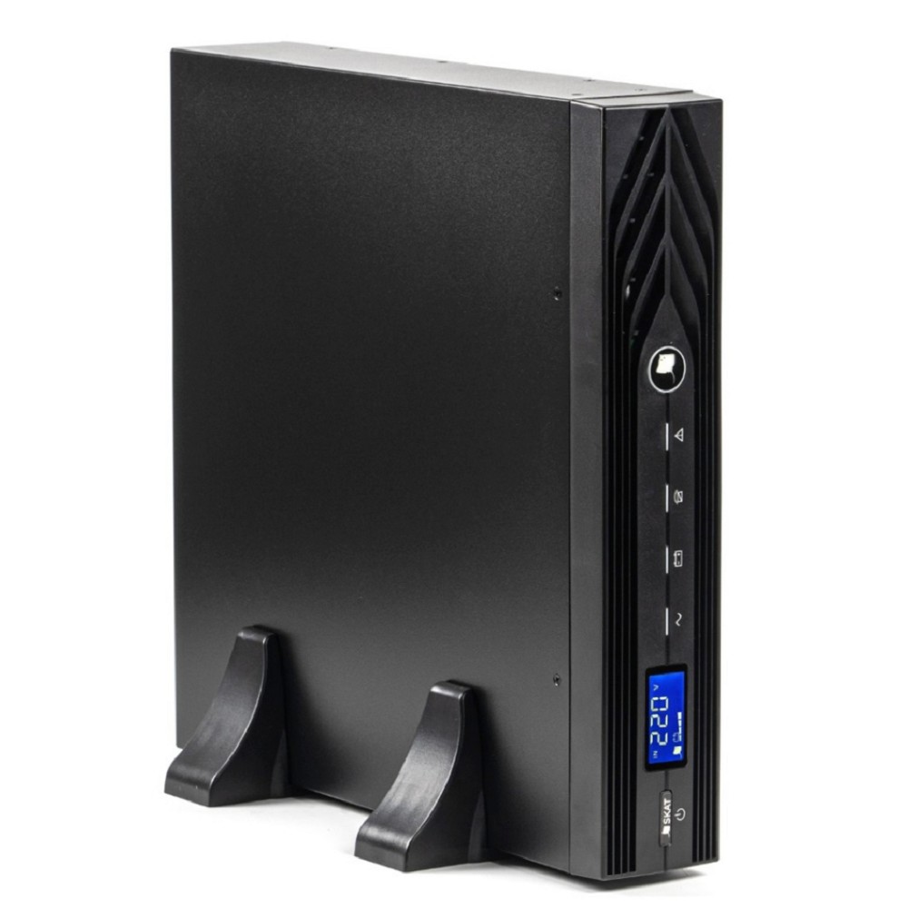 ИБП Бастион SKAT-UPS 2000-RACK-ON БЕЗ АКБ {Online, 2000ВА/1800Вт, стойка/на пол, 2хЕВРО, SNMP/USB/RS-232/EPO, БЕЗ АКБ (4 шт 40-200Ач или 4 шт SKAT ВС 48/18 RACK), МПТ} (9906)
