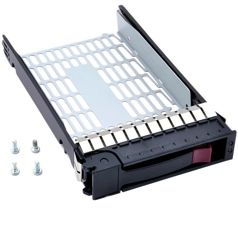 Салазки для жестких дисков HP 3.5" SAS/SATA Tray Caddy для серверов HP G5, G6, G7 (335536-001 / 335537-001 / 373211-002 / 464507-001/ 373211-001)