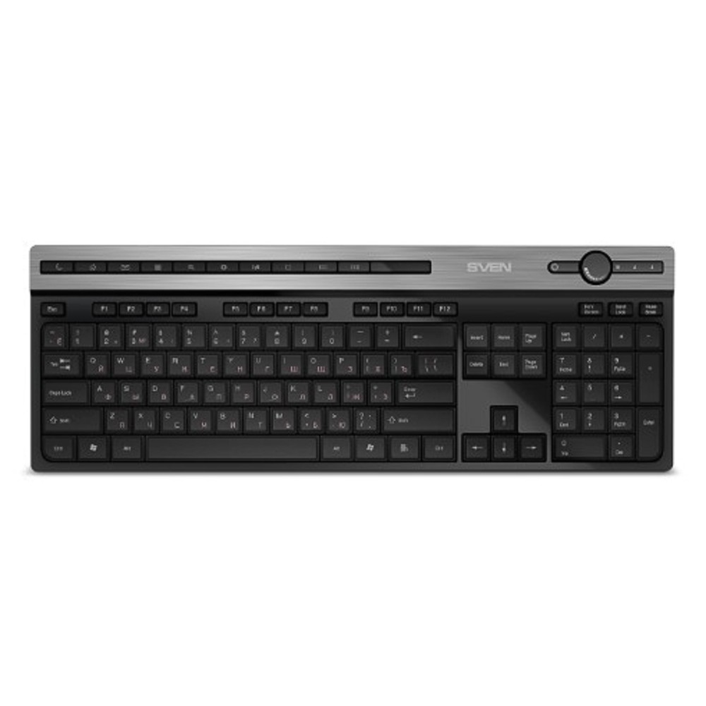 Клавиатура Wireless Sven KB-E5500W 2,4 GHz, 115кл.