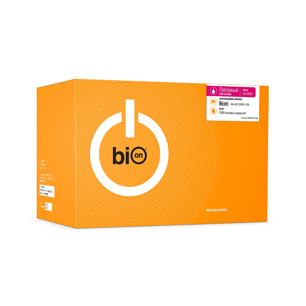 Bion 841927 Картридж для Ricoh MP C2003/C2004/C2503/C2503 (9500  стр.), Пурпурный, с чипом