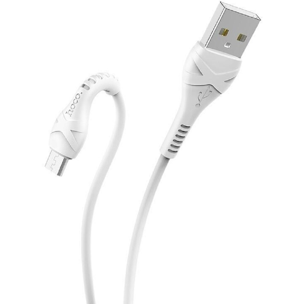 HOCO HC-10505 X37/ USB кабель Micro/ 1m/ 2.4A/ White