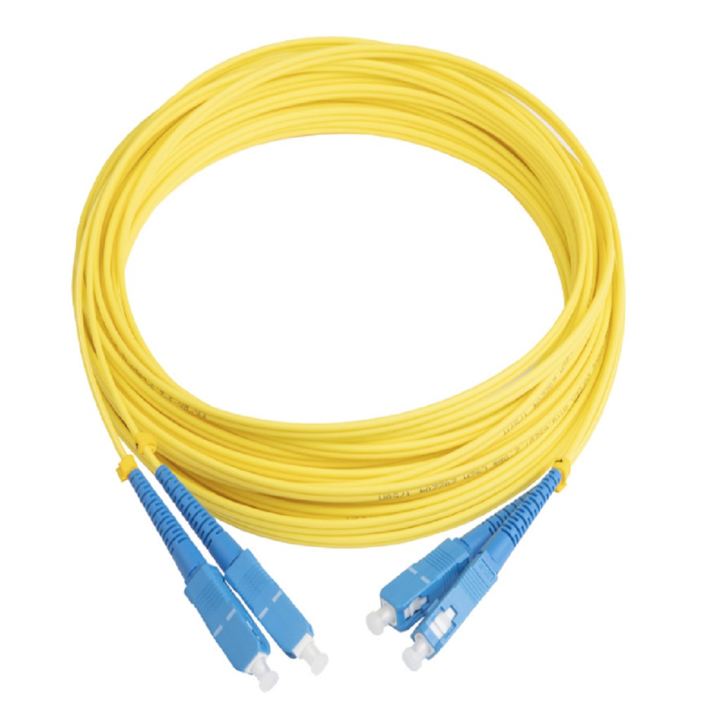 Hyperline FC-D2-9-SC/UR-SC/UR-H-10M-LSZH-YL Патч-корд волоконно-оптический (шнур) SM 9/125 (OS2), SC/UPC-SC/UPC, 2.0 мм, duplex, LSZH, 10 м