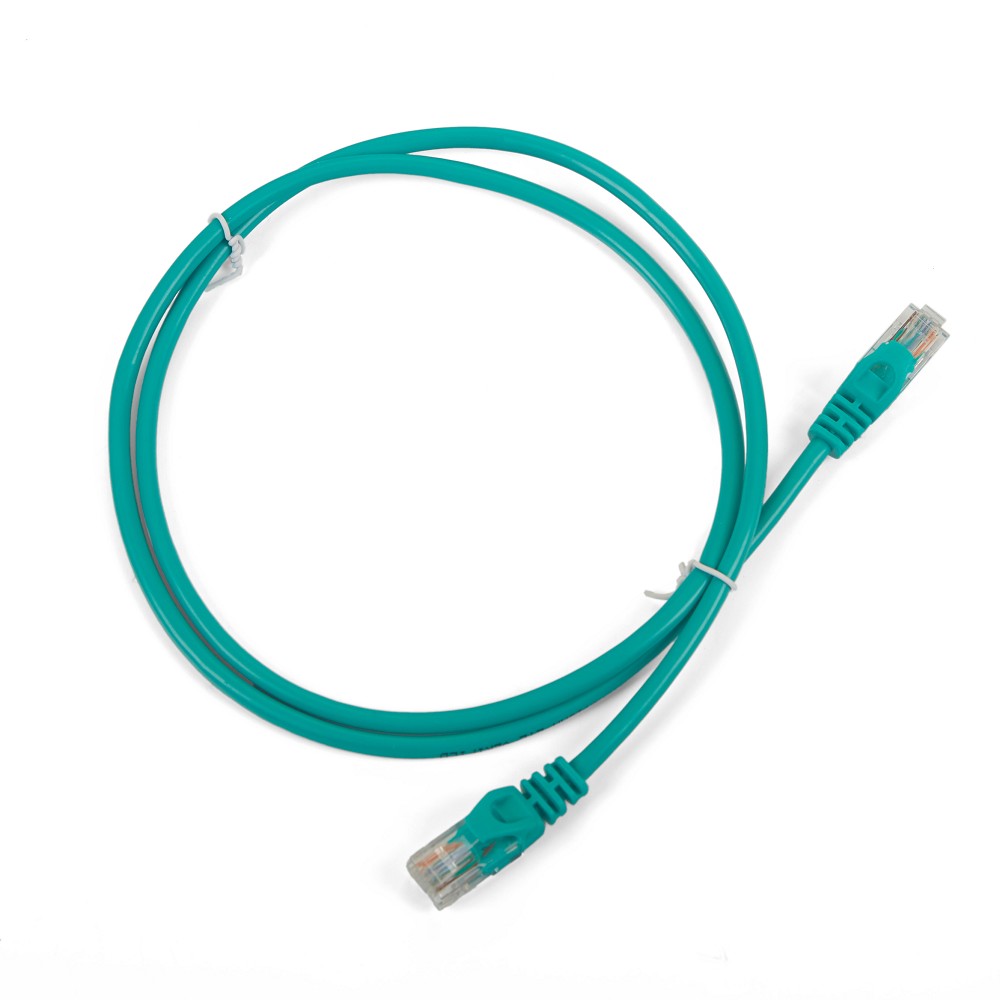 NEOMAX (NM13601-005G) Шнур коммут. UTP 0.5 м, cat.6, зеленый, многожильный