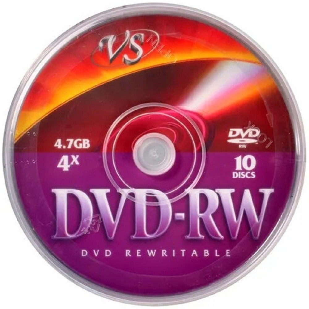 Диски VS DVD-RW 4,7 GB 4x CB/10 (620830)