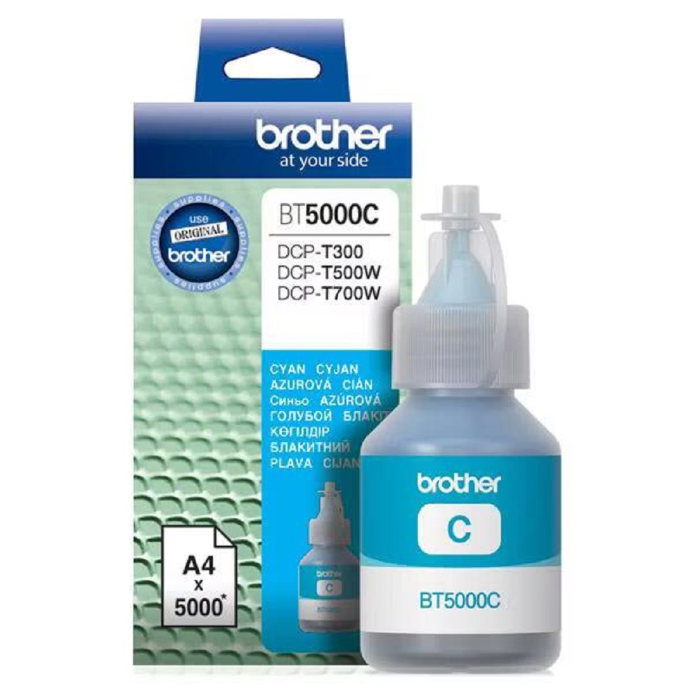 Brother BT5000C Чернила, Cyan DCPT300/500W/700W (48,8мл, 5000стр) (BT5000C)