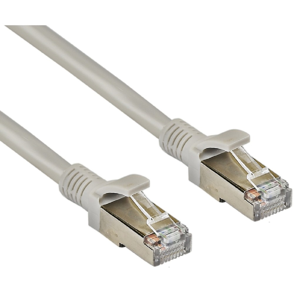 Exegate EX282001RUS Патч-корд медный FTP-RJ45-RJ45-C5e-CU-10M-GY, FTP, cat.5e, 10м, серый