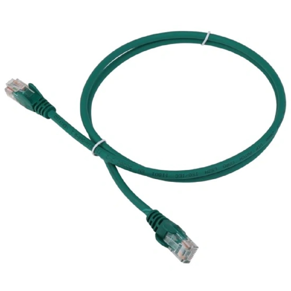 Патч-корд LANMASTER вилка RJ-45,  вилка RJ-45,  кат.6,  LSZH,  2м,  зеленый [lan-pc45/u6-2.0-gn]
