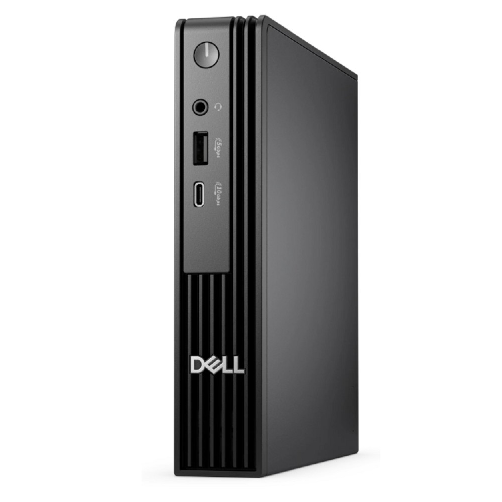 Dell Pro Micro QCM1250 [DPM -3860] Black Micro {i3-14100T/8Gb/SSD512Gb UHDG/W11Pro/m/kb}