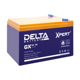 Delta GX 12-12 (Xpert) (12 А\ч, 12В) свинцово- кислотный аккумулятор  