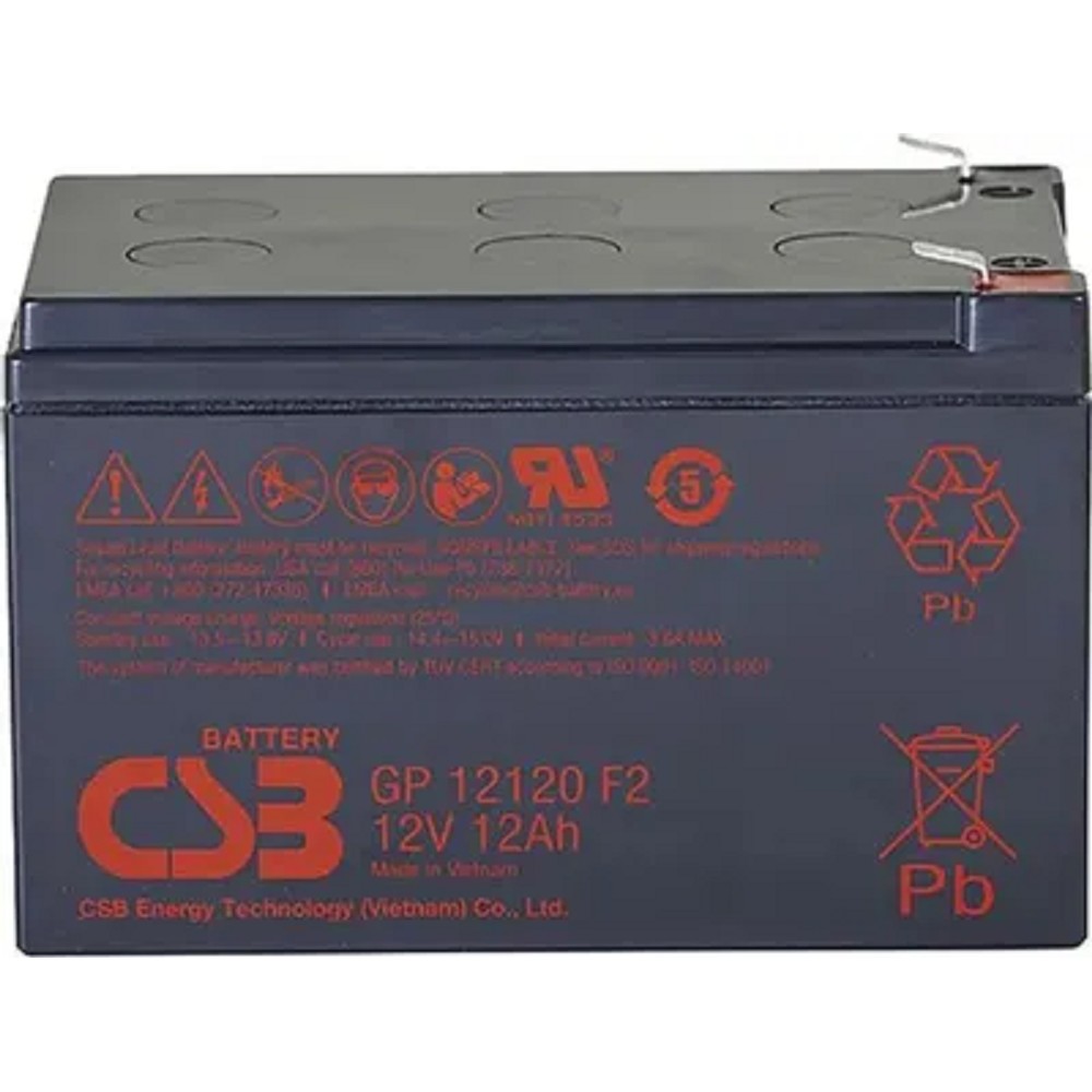 CSB Батарея GP12120 (12V/12Ah)  F2