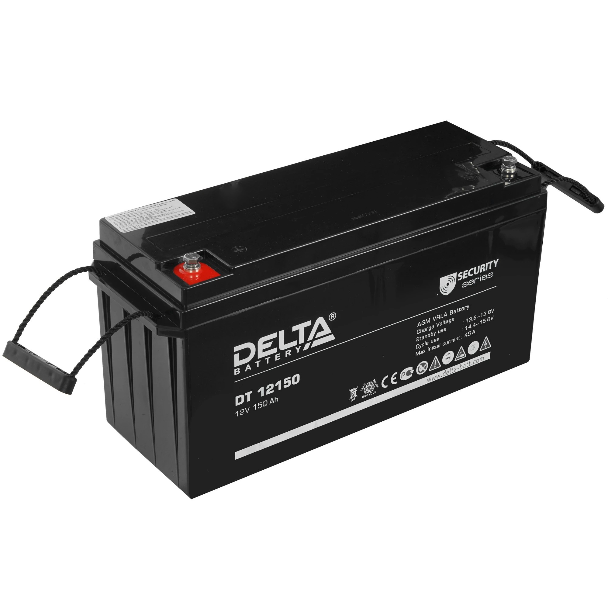 Delta DT 12150 (150 А\ч, 12В) свинцово- кислотный аккумулятор  