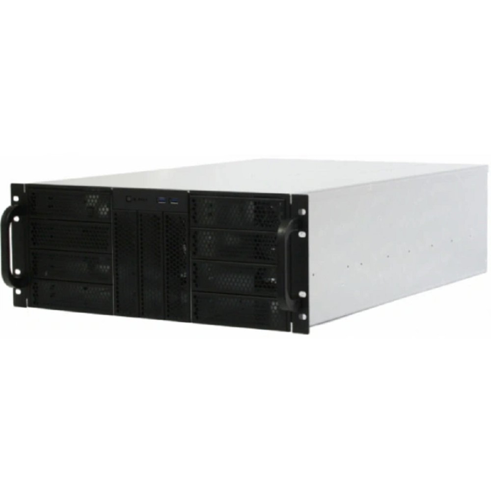 Procase RE411-D11H0-F3E-65-F (Корпус 4U server case,11x5.25+0HDD,черный,без блока питания,глубина 650мм,MB EATX 12"x13", панель вентиляторов 3*120x38 PWM + 2*80x25 PWM)